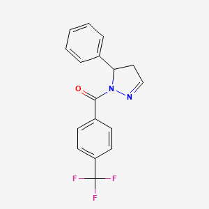 1-(4-Trifluoromethylbenzoyl)-5-phenyl-2-pyrazoline