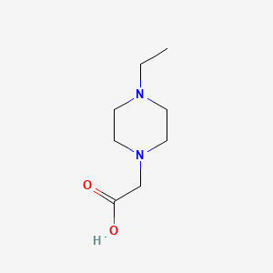 molecular formula C8H16N2O2 B1274659 2-(4-乙基哌嗪-1-基)乙酸 CAS No. 672285-91-5