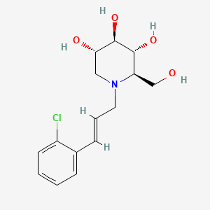 (3-(2-ClPh)2-propenyl)DNJ