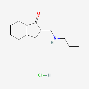 2-((Propylamino)methyl)hexahydro-1-indanone hydrochloride