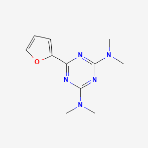 s-Triazine, 2,4-bis(dimethylamino)-6-(2-furyl)-