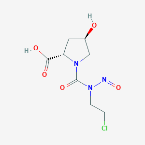 L-Proline, 1-(((2-chloroethyl)nitrosoamino)carbonyl)-4-hydroxy-, trans-