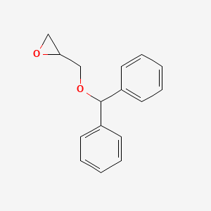molecular formula C16H16O2 B1274694 2-[(Benzhydryloxy)methyl]oxirane CAS No. 6669-15-4