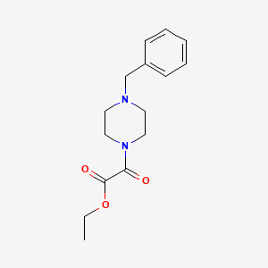 molecular formula C15H20N2O3 B1274707 2-(4-Benzyl-piperazin-1-yl)-2-oxo-acetic acid ethyl ester CAS No. 349401-48-5
