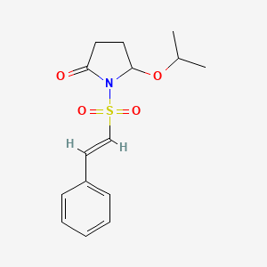 1-(Styrenesulphonyl)-2-oxo-5-isopropyloxypyrrolidine