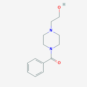 molecular formula C13H18N2O2 B1274713 2-(4-苯甲酰-1-哌嗪基)乙醇 CAS No. 56227-56-6