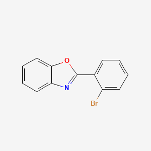molecular formula C13H8BrNO B1274746 2-(2-溴苯基)-1,3-苯并噁唑 CAS No. 73552-42-8