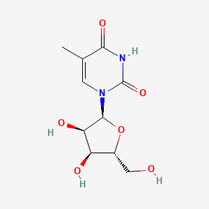 1-[(2S,3R,4S,5R)-3,4-dihydroxy-5-(hydroxymethyl)oxolan-2-yl]-5-methylpyrimidine-2,4-dione