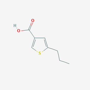 molecular formula C8H10O2S B1274757 5-Propylthiophene-3-carboxylic acid CAS No. 883546-51-8