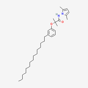 Propanamide, N-(2,5-dimethyl-1H-pyrrol-1-yl)-2-methyl-2-(3-pentadecylphenoxy)-