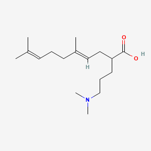 5,9-Dimethyl-2-(3-(dimethylamino)propyl)-4,8-decadienoic acid