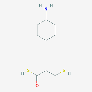 Cyclohexyl beta-mercaptothiolpropionate