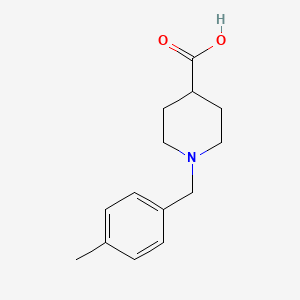 molecular formula C14H19NO2 B1274786 1-[(4-甲基苯基)甲基]哌啶-4-羧酸 CAS No. 897094-27-8