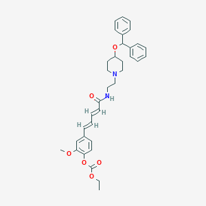 molecular formula C35H40N2O6 B012748 Linetastine CAS No. 110501-66-1