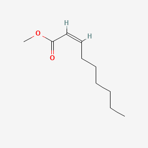 molecular formula C10H18O2 B12748063 2-Nonenoic acid, methyl ester CAS No. 68872-72-0