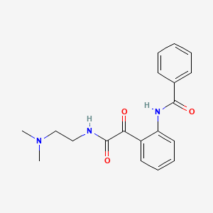 Benzanilide, 2'-((2-(dimethylamino)ethylamino)oxalyl)-