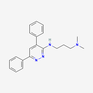 3-Pyridazinamine, N-(3-(dimethylamino)propyl)-4,6-diphenyl-