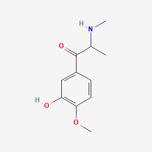 1-(3-Hydroxy-4-methoxyphenyl)-2-(methylamino)-1-propanone