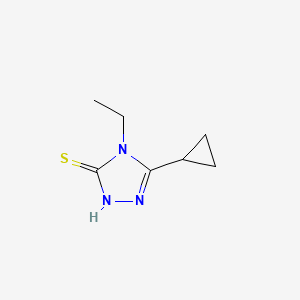 B1274827 5-cyclopropyl-4-ethyl-4H-1,2,4-triazole-3-thiol CAS No. 443918-29-4