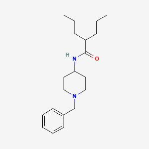 Pentanamide, N-(1-(phenylmethyl)-4-piperidinyl)-2-propyl-