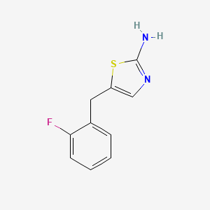 B1274842 5-(2-Fluorobenzyl)-1,3-thiazol-2-amine CAS No. 876715-72-9
