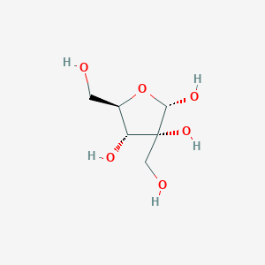 molecular formula C6H12O6 B12748443 alpha-D-Hamamelofuranose CAS No. 1932261-61-4