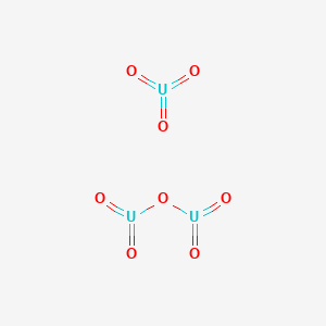 molecular formula O8U3 B12748452 Triuranium octaoxide CAS No. 1344-59-8