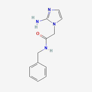 1H-Imidazole-1-acetamide, 2-amino-N-(phenylmethyl)-