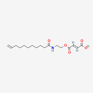 2-Butenedioic acid (2Z)-, mono(2-((1-oxo-10-undecenyl)amino)ethyl) ester