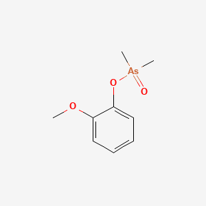 1-Dimethylarsoryloxy-2-methoxybenzene