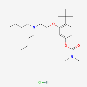 Carbamic acid, dimethyl-, 3-(2-(dibutylamino)ethoxy)-4-(1,1-dimethylethyl)phenyl ester, monohydrochloride