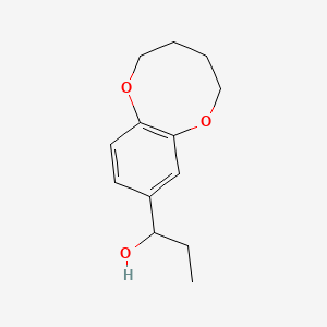 alpha-Ethyl-2,3,4,5-tetrahydro-1,6-benzodioxocin-8-methanol