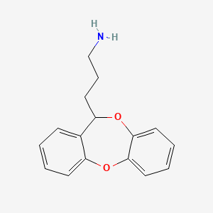 (+-)-11H-Dibenzo(b,e)(1,4)dioxepin-11-propanamine