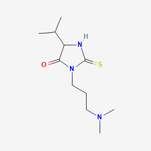 3-(3-(Dimethylamino)propyl)-5-isopropyl-2-thiohydantoin