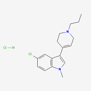 1H-Indole, 5-chloro-1-methyl-3-(1-propyl-1,2,3,6-tetrahydro-4-pyridinyl)-, monohydrochloride