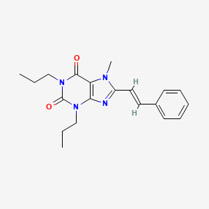 (E)-7-Methyl-1,3-dipropyl-8-styrylxanthine