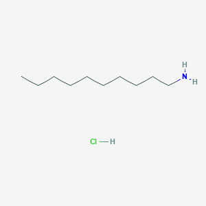 molecular formula C10H24ClN B127489 1-Decanamine, hydrochloride CAS No. 143-09-9