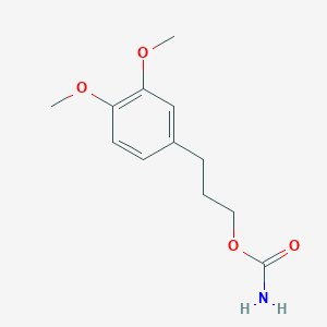 Carbamic acid, 3-(3,4-dimethoxyphenyl)propyl ester