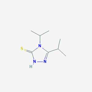 molecular formula C8H15N3S B1274905 4,5-二异丙基-4H-1,2,4-三唑-3-硫醇 CAS No. 667437-59-4