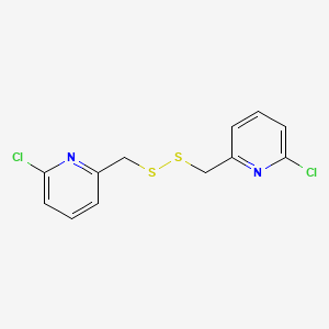 Pyridine, 2,2'-(dithiodimethylene)bis(6-chloro-