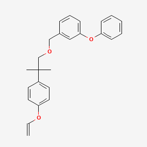 Benzene, 1-((2-(4-(ethenyloxy)phenyl)-2-methylpropoxy)methyl)-3-phenoxy-