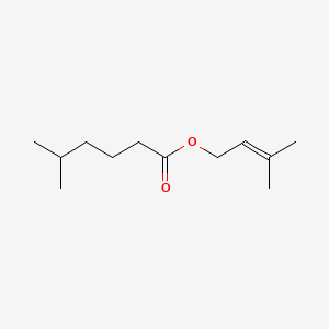 molecular formula C12H22O2 B12749153 Prenyl 5-methylhexanoate CAS No. 73003-75-5