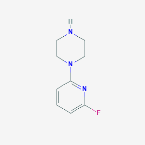 molecular formula C9H12FN3 B1274916 1-(6-氟吡啶-2-基)哌嗪 CAS No. 223514-16-7