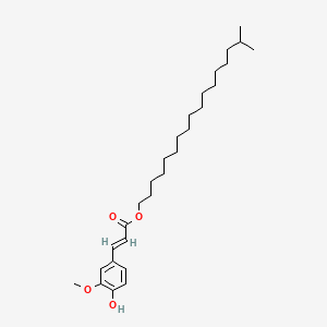 molecular formula C28H46O4 B12749178 Isostearyl ferulate CAS No. 675584-24-4