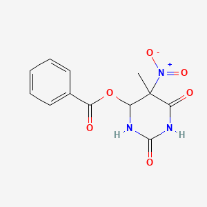 Dihydro-6-(benzoyloxy)-5-methyl-5-nitro-2,4(1H,3H)-pyrimidinedione