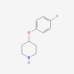 molecular formula C11H14FNO B1274932 4-(4-Fluorophenoxy)piperidine CAS No. 3413-28-3