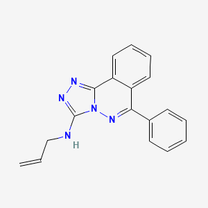 6-Phenyl-3-(2-propenylamino)-1,2,4-triazolo(3,4-a)phthalazine