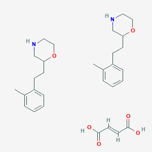 (E)-but-2-enedioic acid;2-[2-(2-methylphenyl)ethyl]morpholine