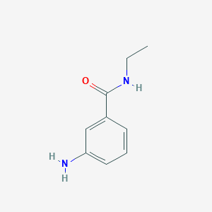 molecular formula C9H12N2O B1274945 3-氨基-N-乙基苯甲酰胺 CAS No. 81882-77-1