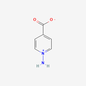 molecular formula C6H6N2O2 B1274950 1-氨基吡啶-1-鎓-4-羧酸盐 CAS No. 31775-03-8